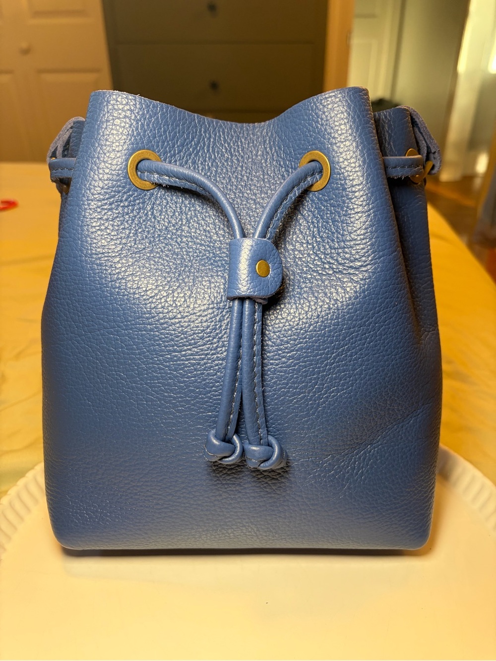 💙 Small Molino Blue Nest Bucket Bag 💙